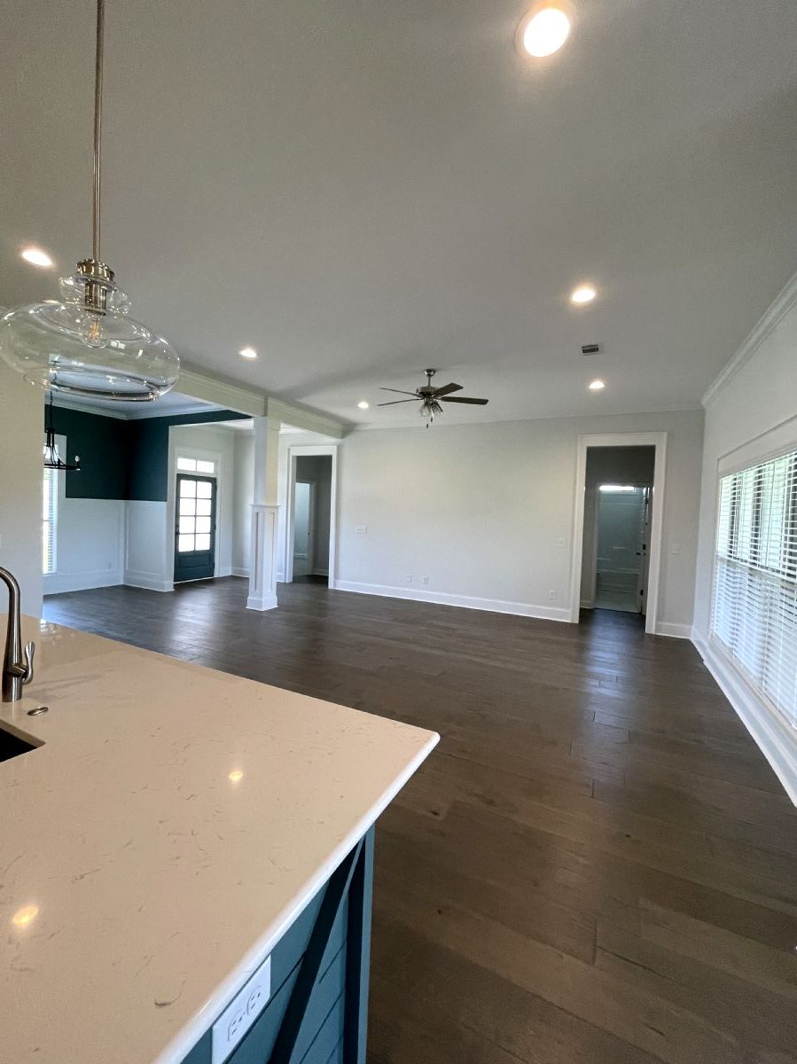 Sweet Pecan Custom Home Living Area