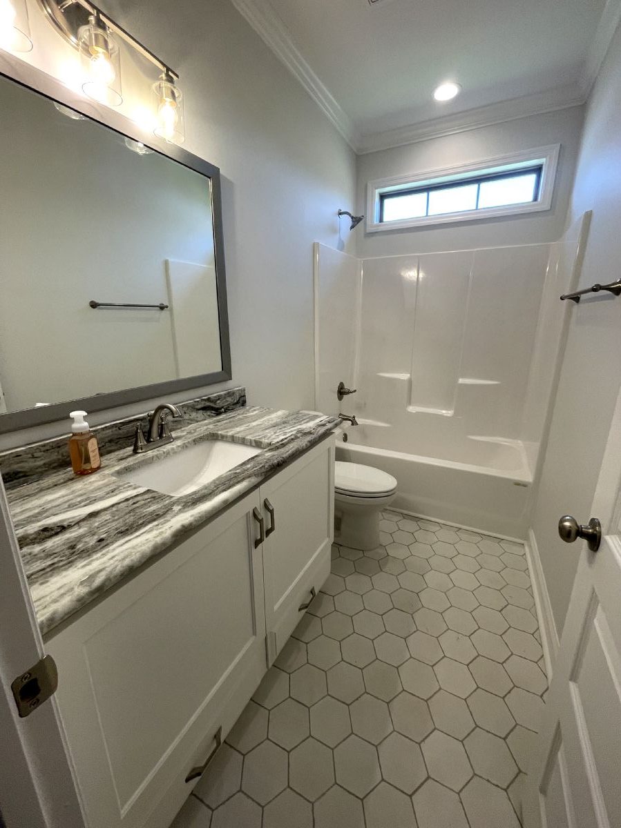 Sweet Pecan Custom Home Bathroom