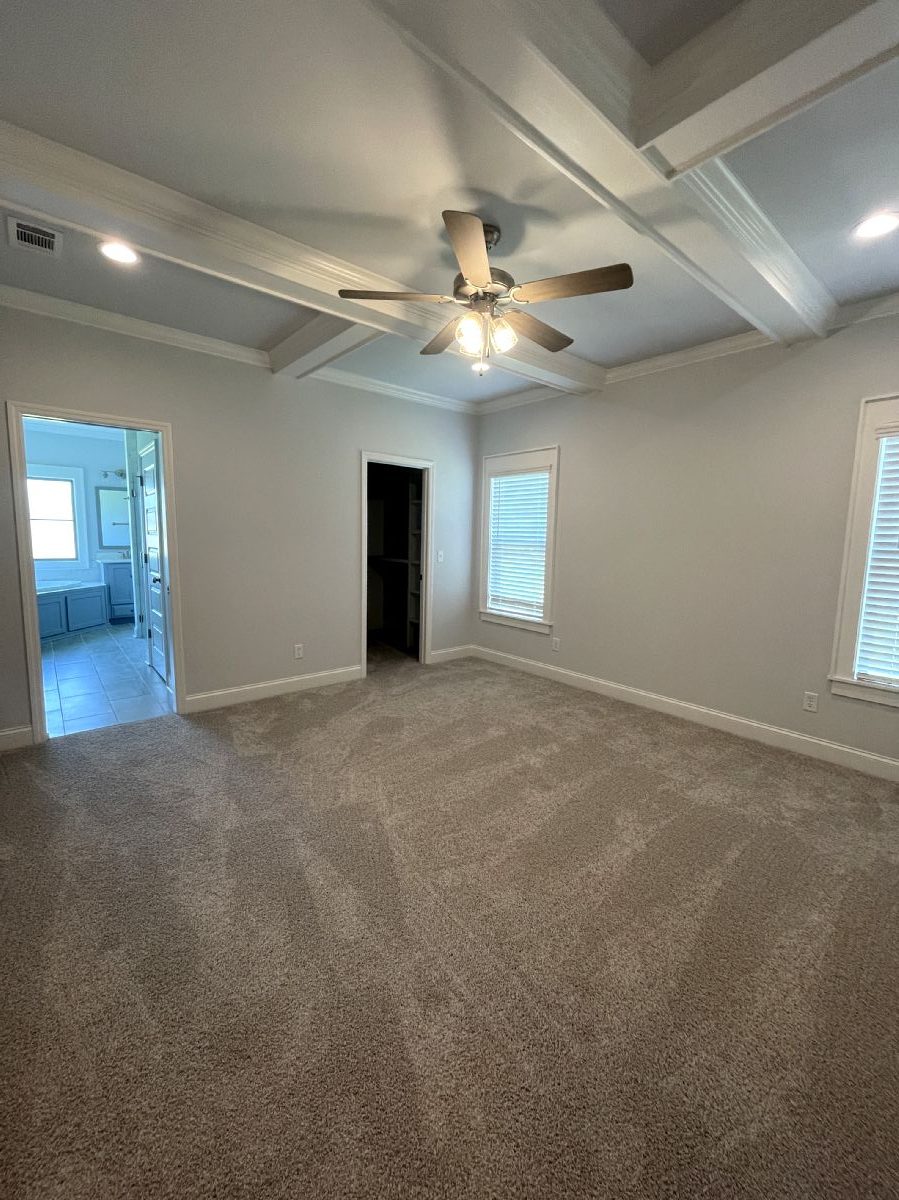 Sweet Pecan Custom Home Master Bedroom