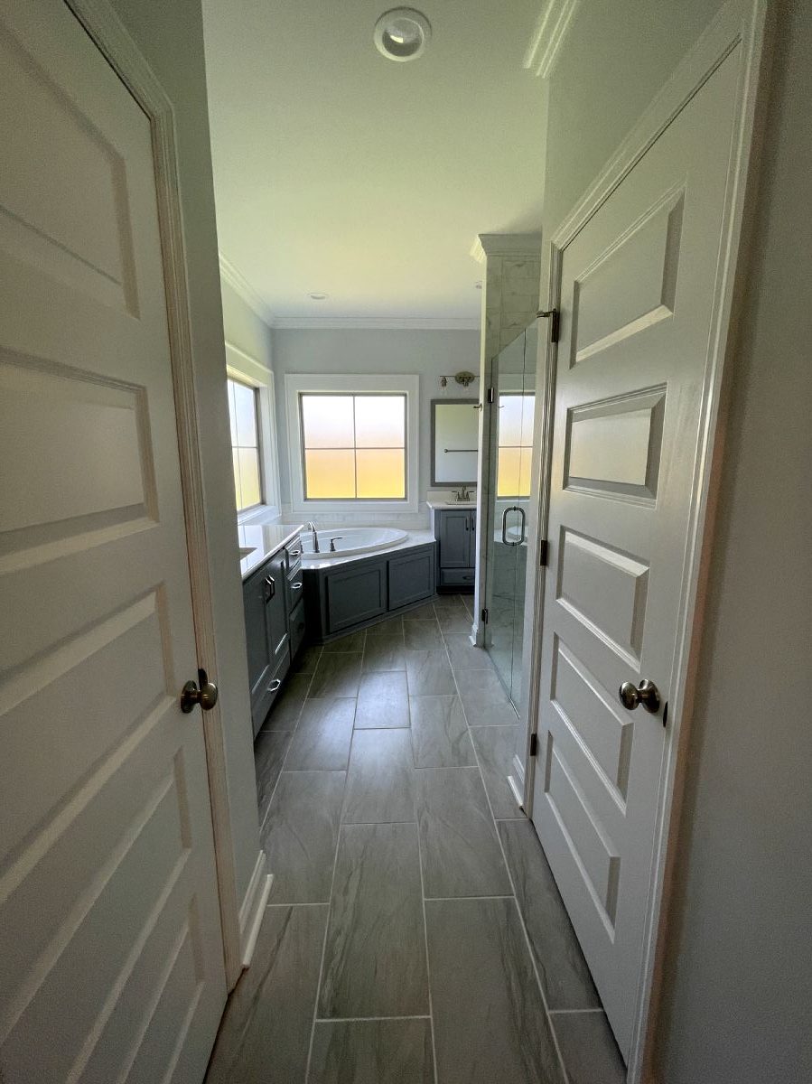 Sweet Pecan Custom Home Master Bathroom