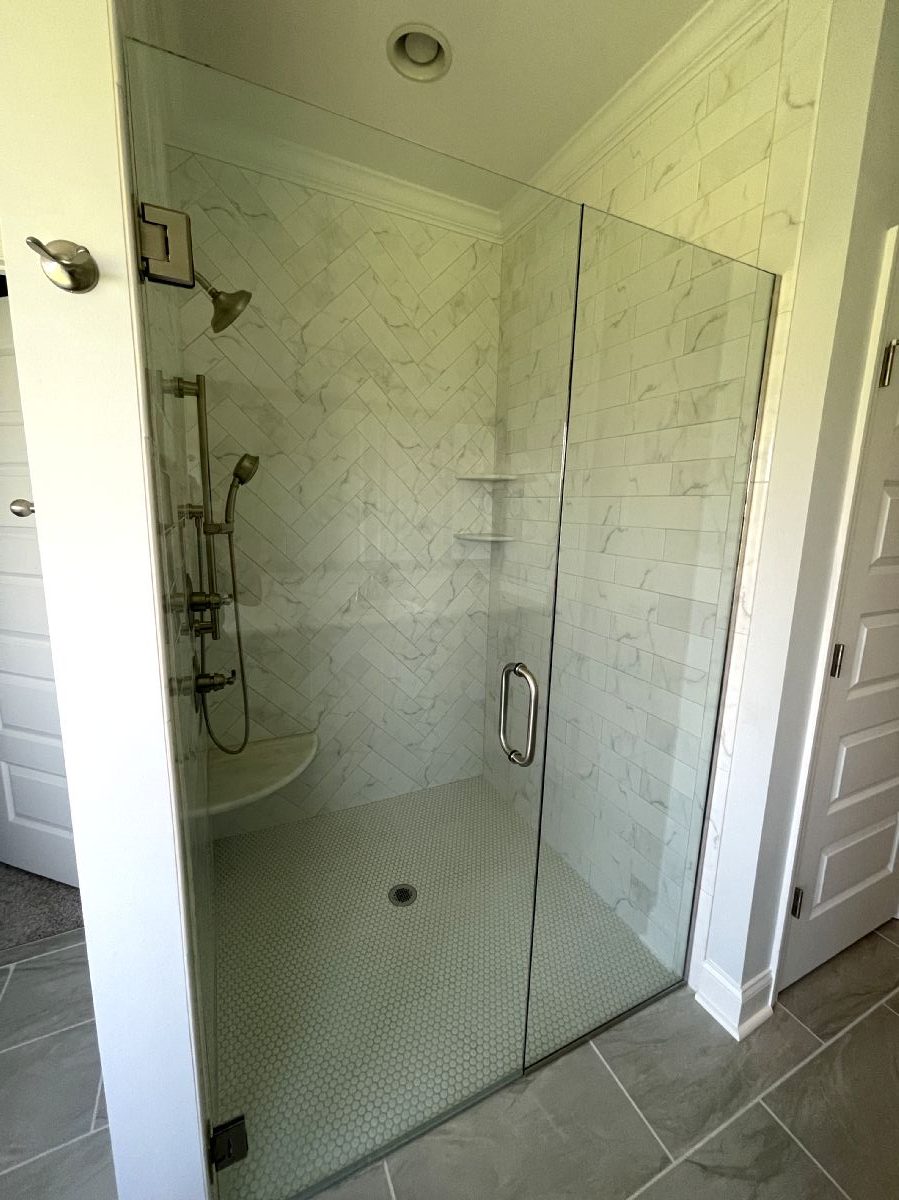 Sweet Pecan Custom Home Master Bathroom Shower