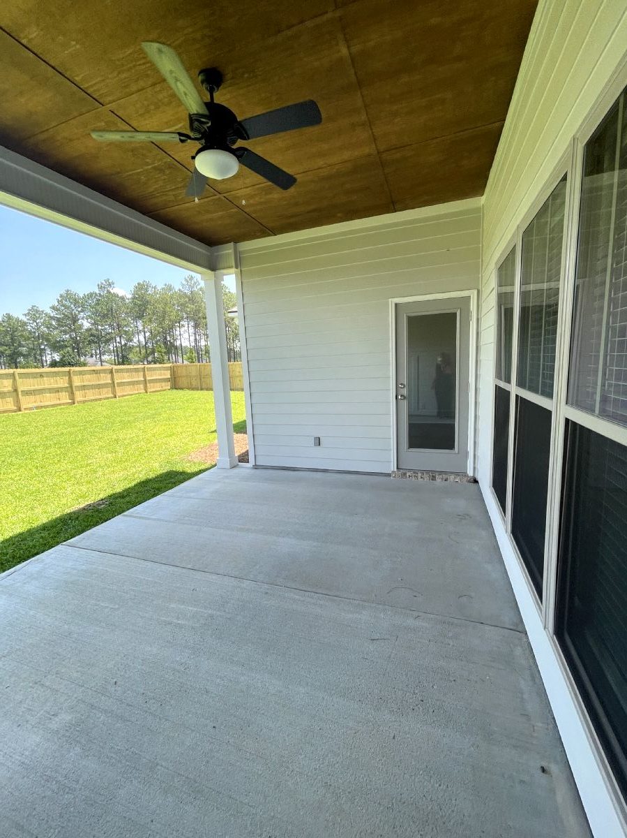 Sweet Pecan Custom Home Patio